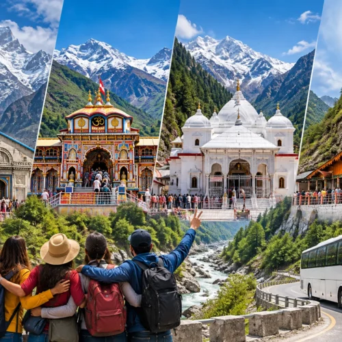 4 Dham Group Tour from Delhi