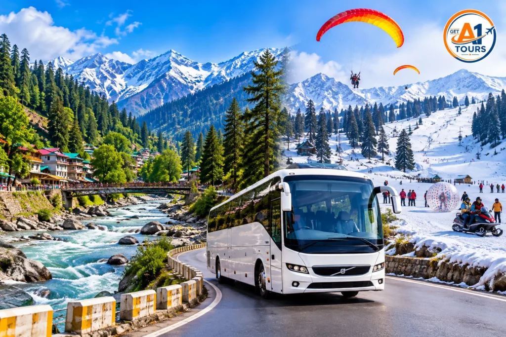 Kullu Manali 5 Days / 4 Nights Tour Package with Solang Valley